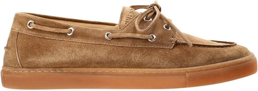Copenhagen Shoes Suède Loafers met Stijlvolle Vetersluiting