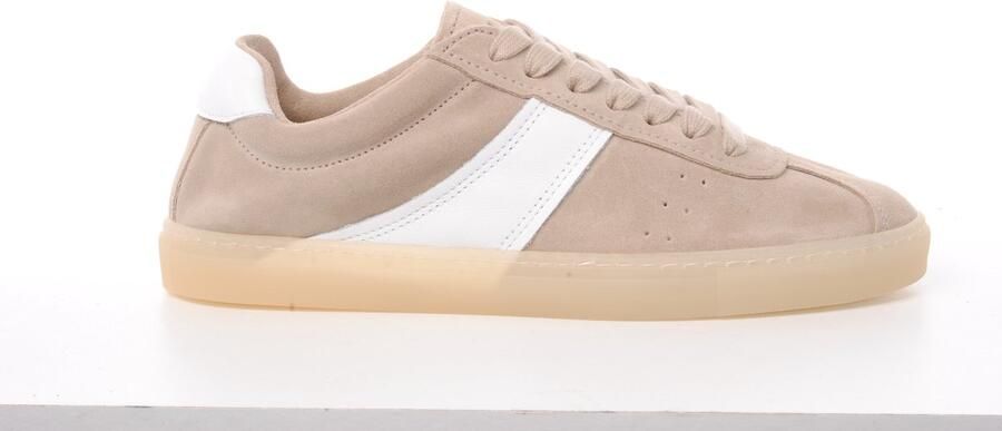 Copenhagen dames sneaker Abigail suède beige en wit