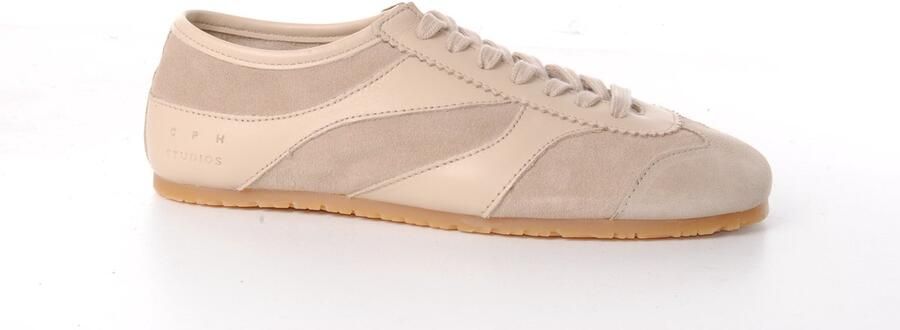 Copenhagen dames sneaker Vital suède en leder beige