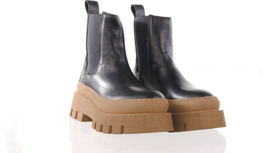 Copenhagen Shoes Dames Enkellaarzen Cph686 Vitello Zwart Steen Black Dames - Foto 3