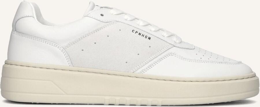 COPENHAGEN STUDIOS Lage Sneakers Heren Cph1m Maat: 44 Materiaal: Leer Kleur: Wit