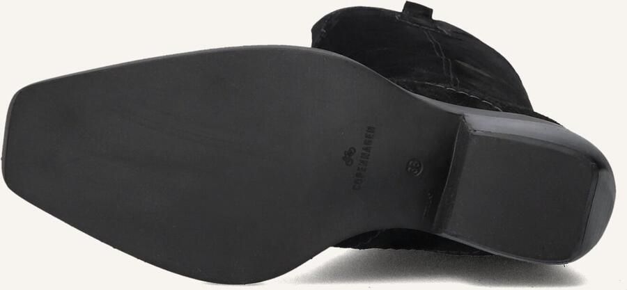 COPENHAGEN STUDIOS Cowboylaarzen Dames Cph286 Maat: 37 Materiaal: Suède Kleur: Zwart - Foto 2