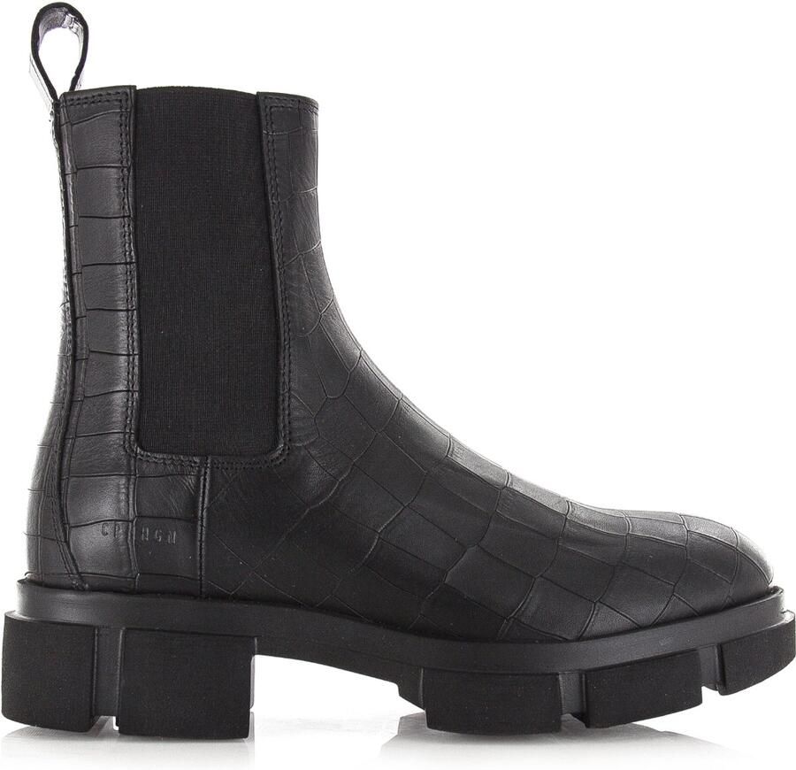 Copenhagen Studios Croco Black Stijlvolle Damesschoenen