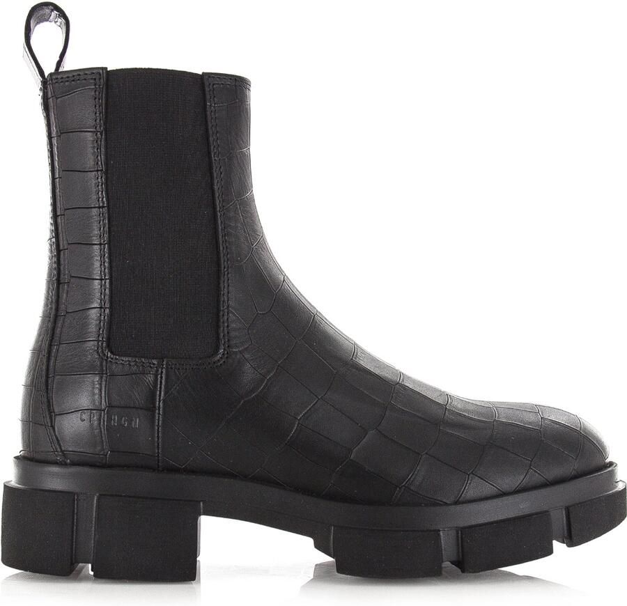Copenhagen Studios Croco Black Stijlvolle Damesschoenen