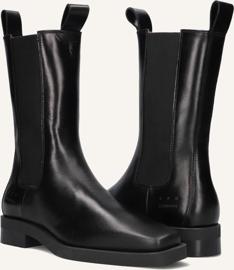 COPENHAGEN STUDIOS Chelsea Boots Dames Cph747 Maat: 37 Materiaal: Leer Kleur: Zwart - Foto 2