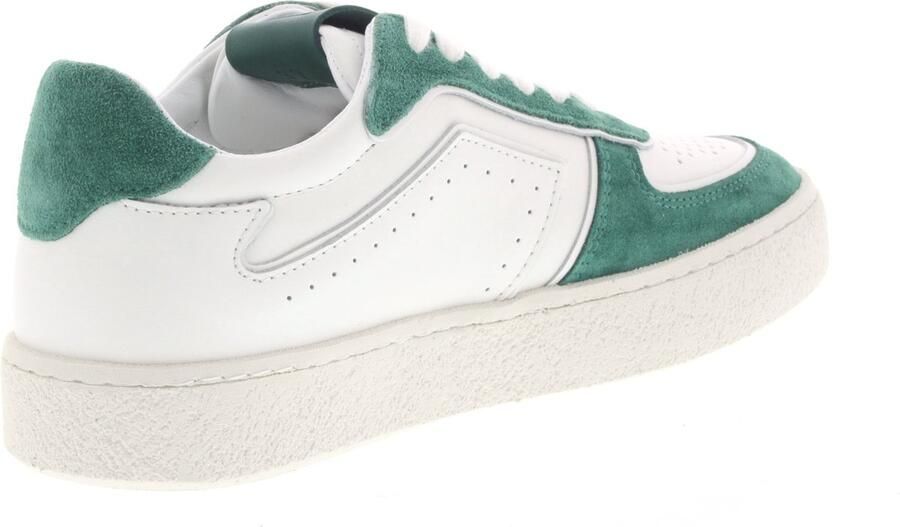 Copenhagen Studios Wit Groen Leren Dames Sneakers White Dames - Foto 3