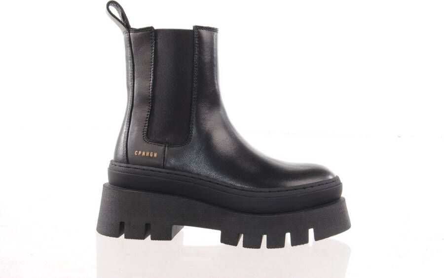 Copenhagen Studios Vitello Chelsea laarzen Zwart Zwart Black Dames