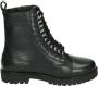 Copenhagen Shoes ROCK~21~CS5566~~~~~~~~~~~~~~~~ Hoge sneakersVeterlaarzenDames veterschoenenDames sneakersHalf-hoge schoenen Zwart - Thumbnail 3