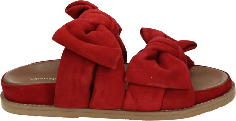 Copenhagen Shoes SUMMER DREAM SUEDE CS8399 Dames slippers Rood