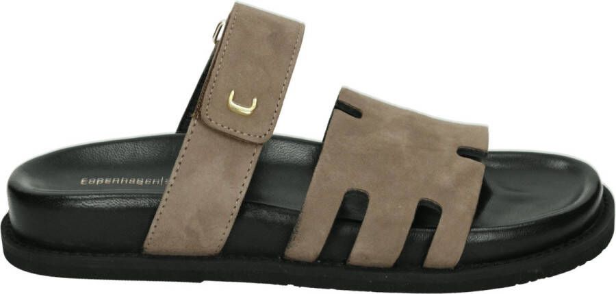 Copenhagen Shoes SUMMER~PASSION~PLAIN~CS8496~~~ Dames slippers Taupe
