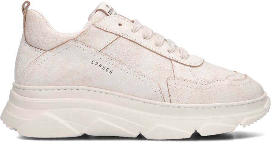 COPENHAGEN STUDIOS Lage Sneakers Dames Cph40 Cracked Maat: 42 Materiaal: Leer Kleur: Wit