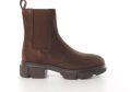 Copenhagen Studios Copenhagen dames chelsea boot Manitoba low suède bruin - Bruin