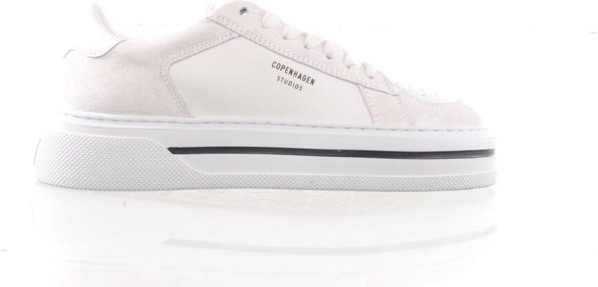 Copenhagen Shoes Cph181 Witte Sneaker Sportieve Silhouet Geborduurde Details Wit Dames