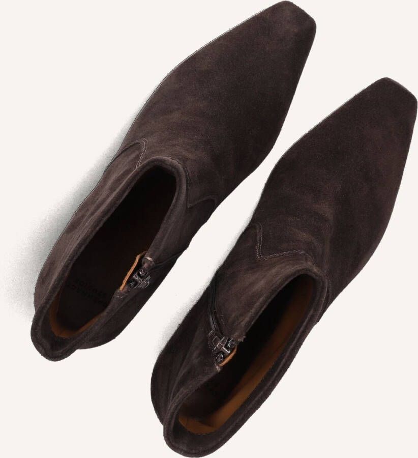Copenhagen Studios Cph296 Enkellaarsjes Enkelboots met rits Dames Bruin