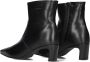 Copenhagen Studios Cph296 Enkellaarsjes Enkelboots met rits Dames Zwart - Thumbnail 2