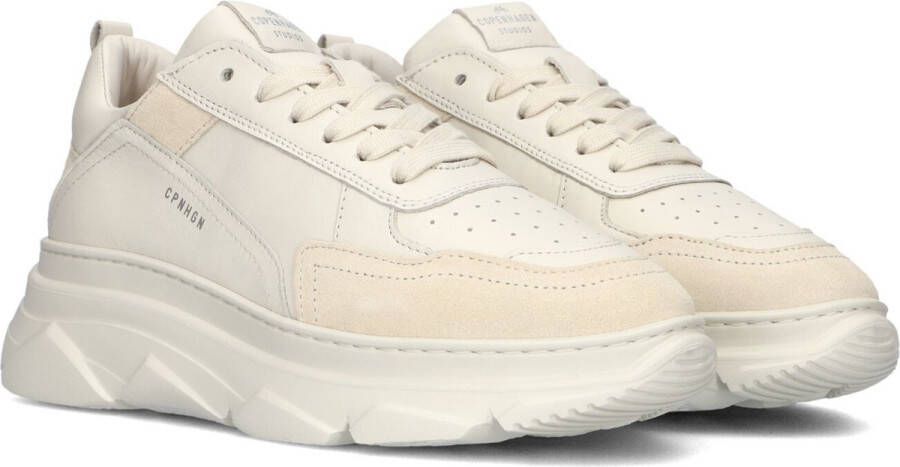 COPENHAGEN STUDIOS Lage Sneakers Dames Cph46 Maat: 41 Materiaal: Leer Kleur: Beige