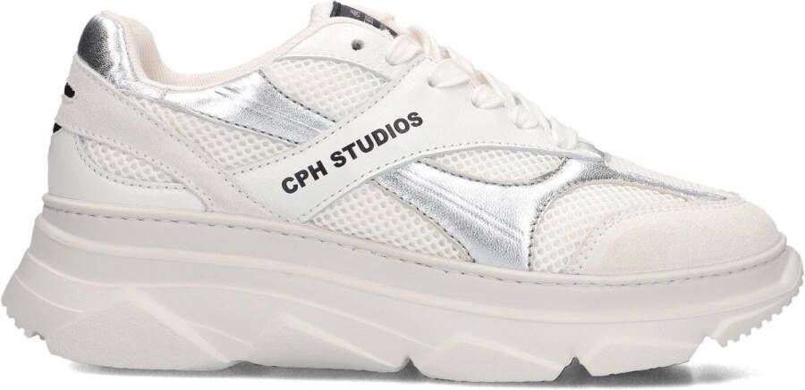 COPENHAGEN STUDIOS Lage Sneakers Dames Cph54 Maat: 37 Kleur: Wit
