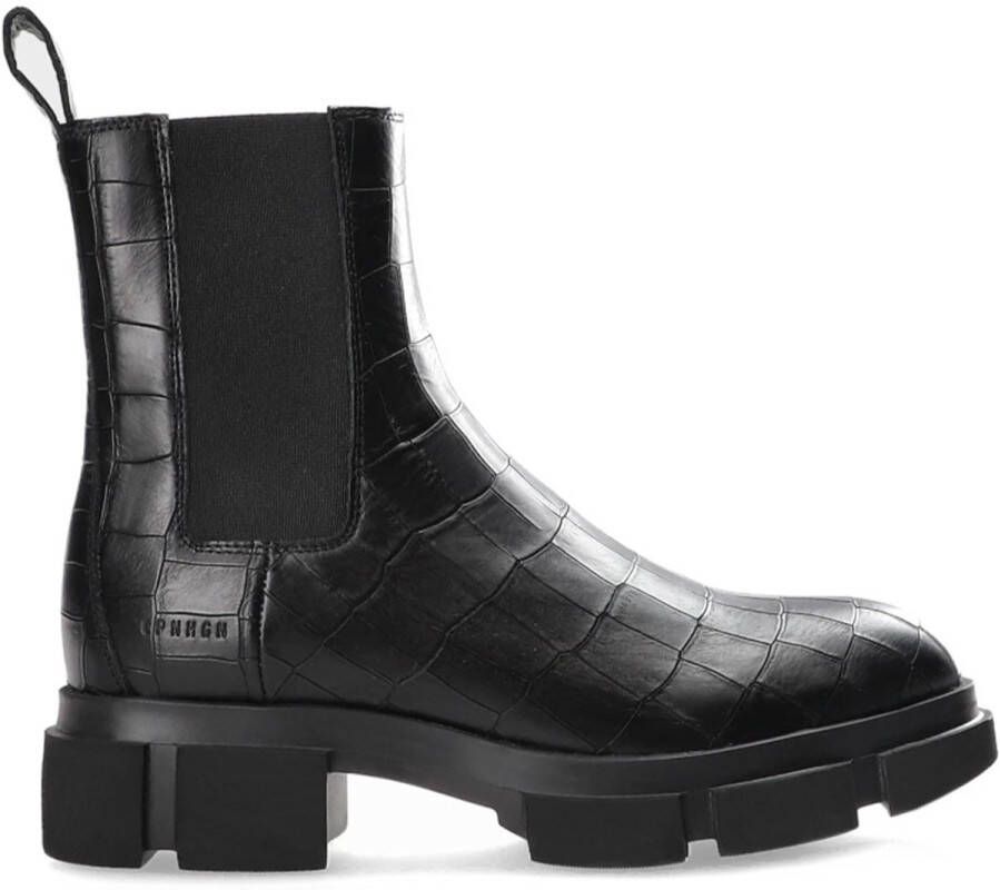 Copenhagen Studios Croco Black Stijlvolle Damesschoenen