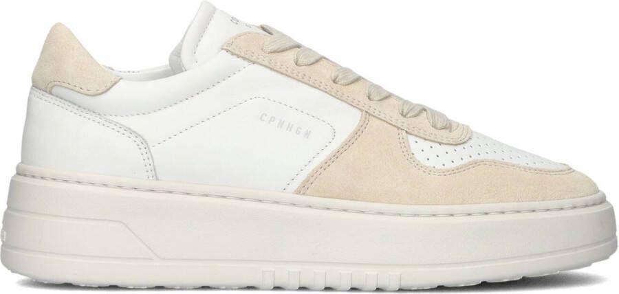 COPENHAGEN STUDIOS Lage Sneakers Dames Cph77 Maat: 37 Materiaal: Leer Kleur: Wit
