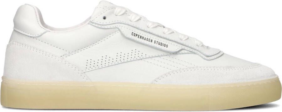 COPENHAGEN STUDIOS Lage Sneakers Heren Cph90m Maat: 44 Materiaal: Leer Kleur: Wit