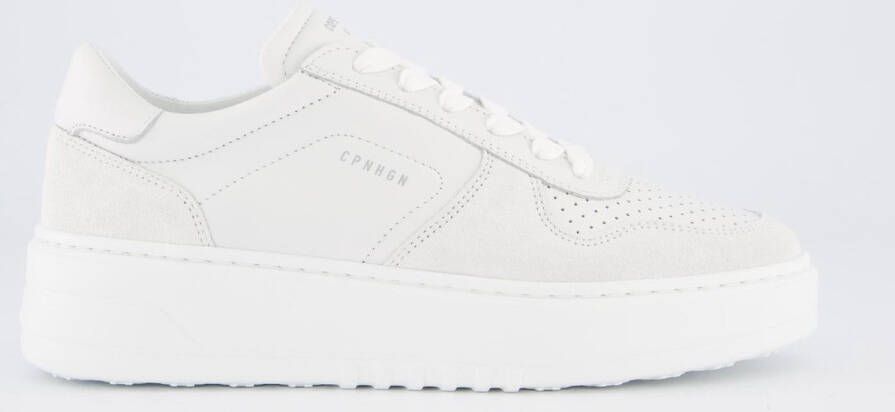 COPENHAGEN STUDIOS Lage Sneakers Dames Cph77 Maat: 41 Materiaal: Leer Kleur: Wit