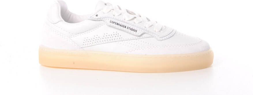COPENHAGEN STUDIOS Lage Sneakers Dames Cph90 Maat: 42 Materiaal: Leer Kleur: Wit