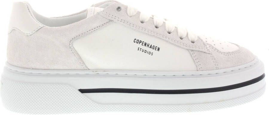 Copenhagen Shoes Cph181 Witte Sneaker Sportieve Silhouet Geborduurde Details Wit Dames - Foto 1