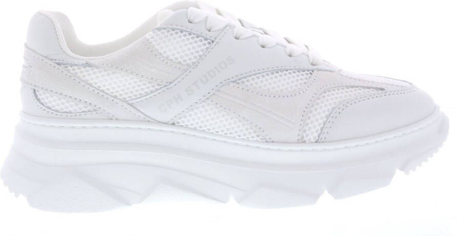 COPENHAGEN STUDIOS Lage Sneakers Dames Cph54 Maat: 41 Materiaal: Suède Kleur: Wit