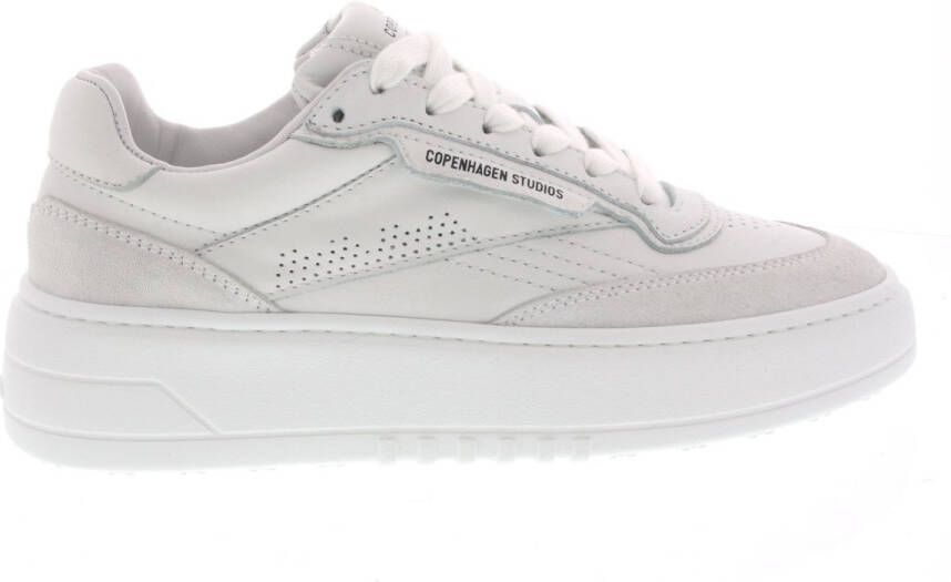 COPENHAGEN STUDIOS Lage Sneakers Dames Cph89 Maat: 37 Materiaal: Leer Kleur: Wit