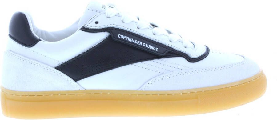 Copenhagen Shoes Zwarte Sneakers met Suède Accenten Multicolor Dames