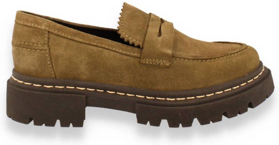 Copenhagenshoebizz Copenhagen Shoebizz Shoe Biz Copenhagen dames Violet Suede kaki
