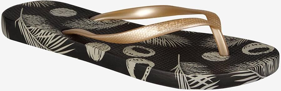 Coqui Dames slippers kaja 1325 black-gold