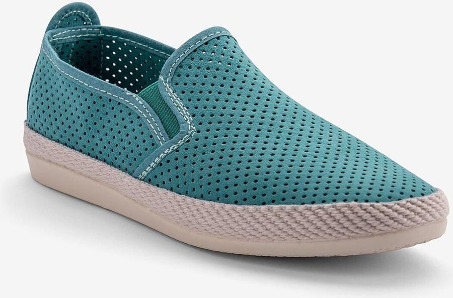 Coqui Women s espadrillas nube aquamarine