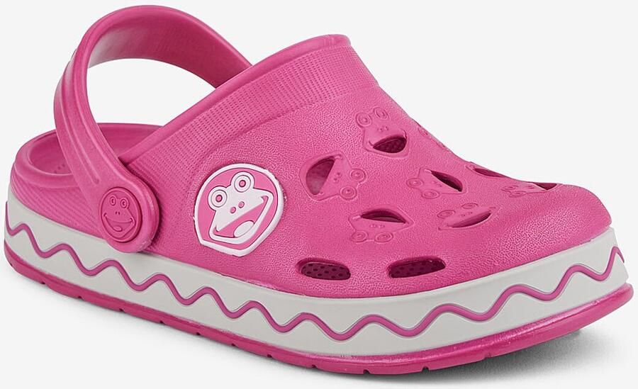 Coqui Kinderklompen froggy magenta steen