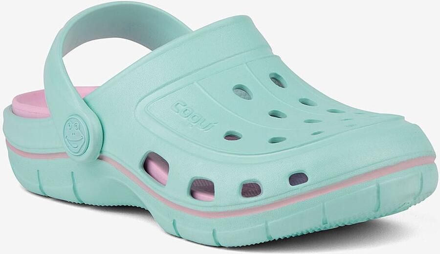 Coqui Kinderklompen jumper lt. mint roze