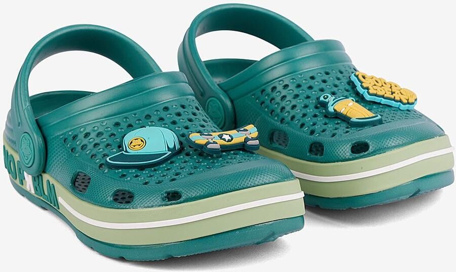 Coqui Kinderklompen lindo junglegroen lindengroen prblm + amulet