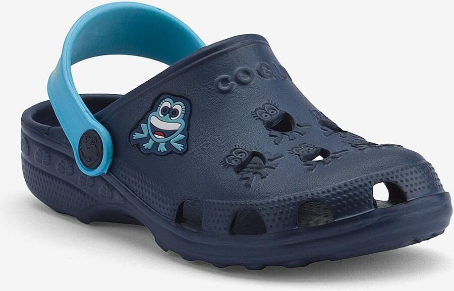Coqui Kinderklompen little frog marine blauw