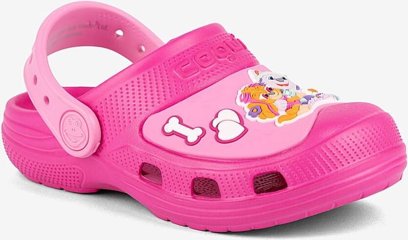 Coqui Kinderklompen maxi fuchsia dk. roze pp skye