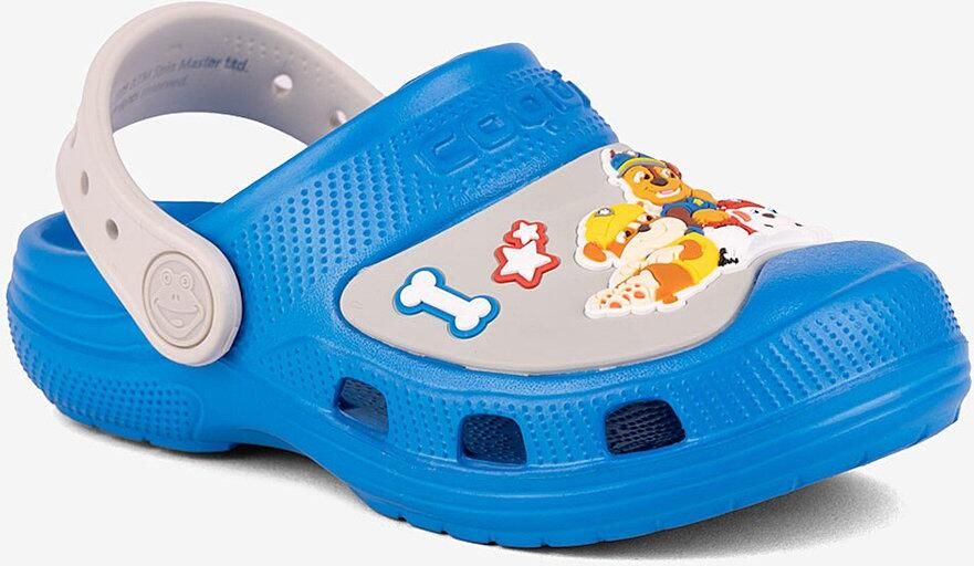 Coqui Kinderklompen maxi zeeblauw stone pp chase