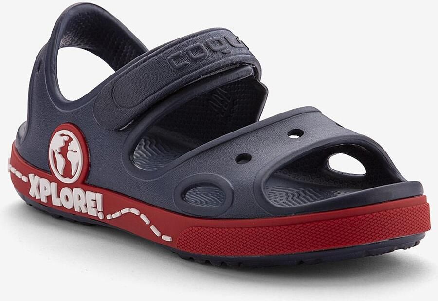 Coqui Kindersandalen YOGI Marine Rood