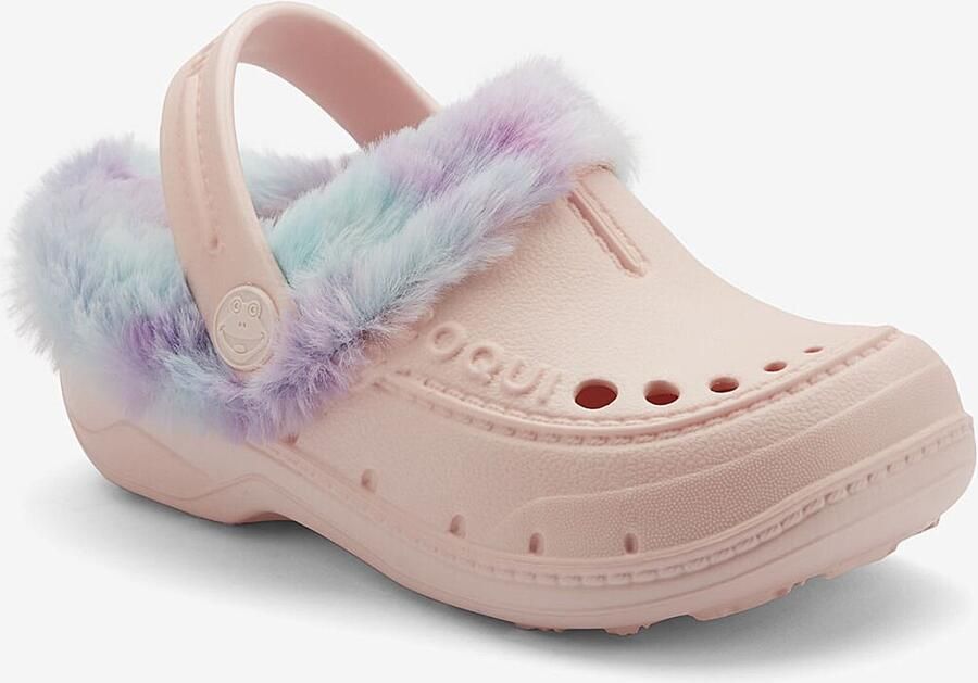 Coqui Winterlaarzen voor kinderen husky snoeproze regenboog