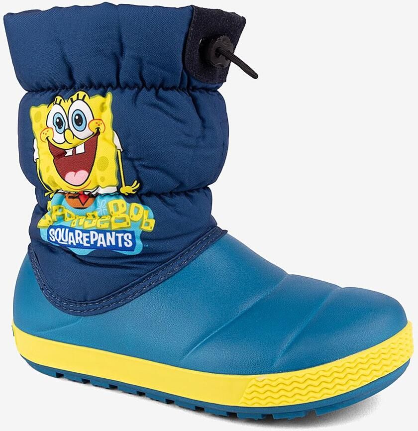 Coqui Winterlaarzen voor kinderen mika oceaanblauw sb geel sb spongebob