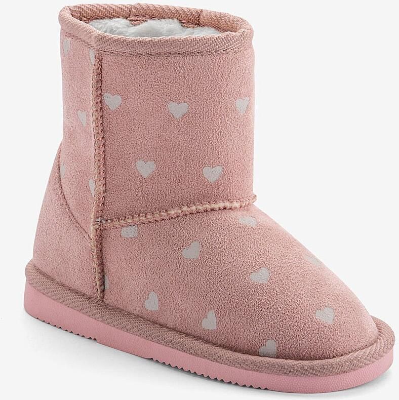 Coqui Kinderwinterlaarzen valenka poederroze harten