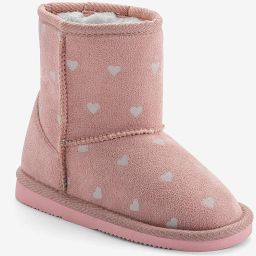 Coqui Kinderwinterlaarzen valenka poederroze harten