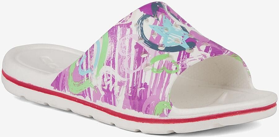 Coqui Children's slippers long 6375 pearl hearts