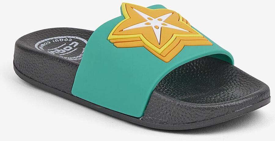 Coqui Kinder slippers ruki 6383 star licht & duurzaam