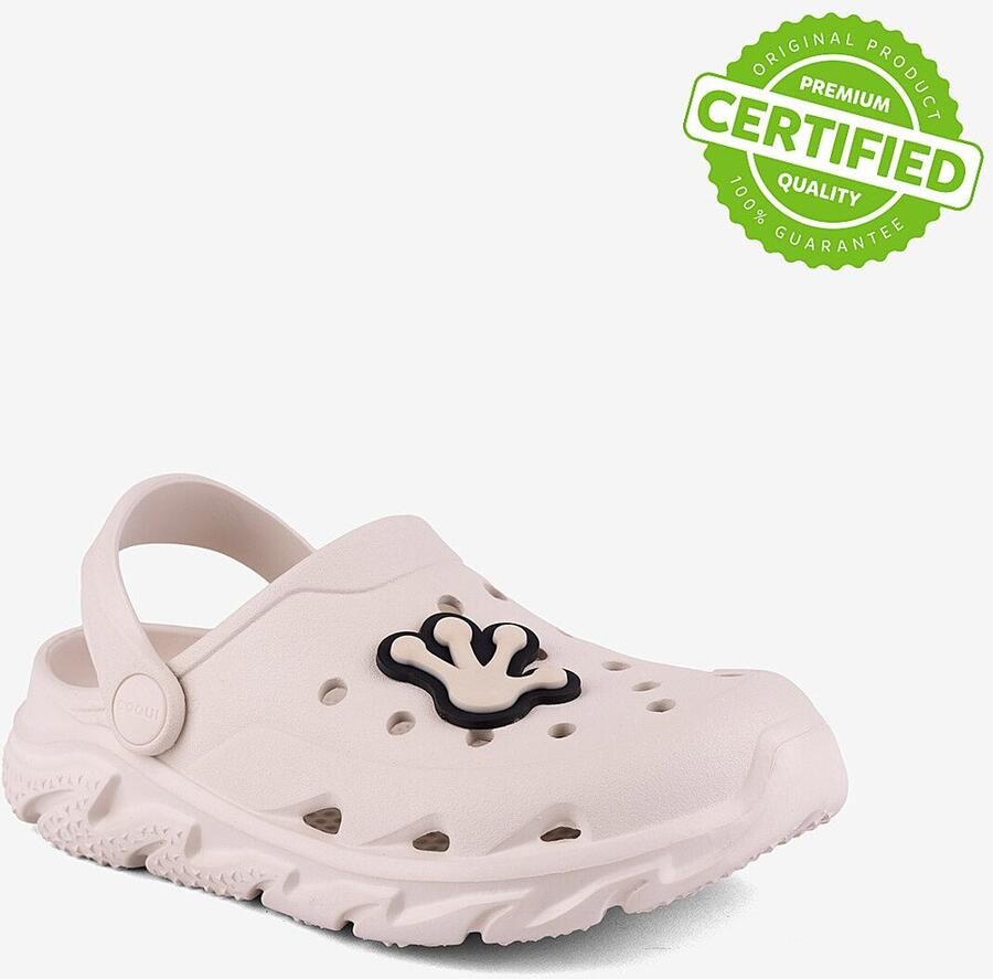 Coqui Kinderklompen cody beige