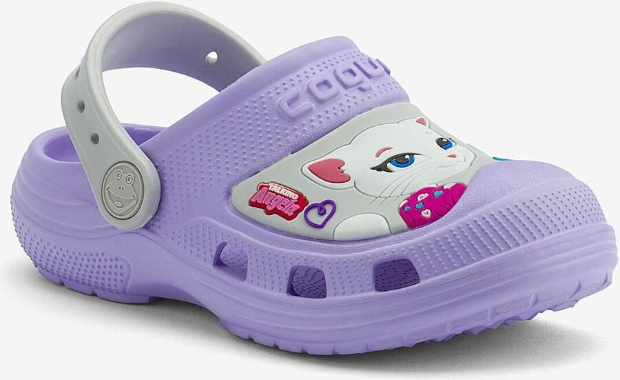 Coqui Kinderklompen maxi talking tom and friends lt. lila khaki grijs
