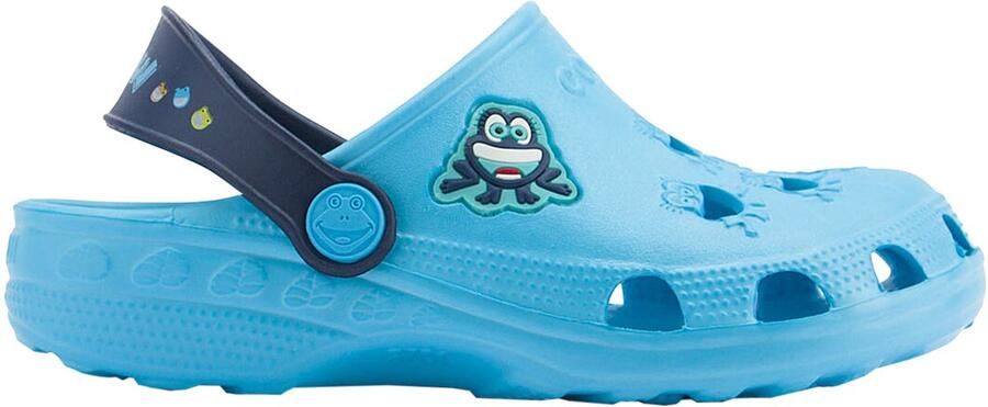 Coqui Klompen Kinderen Little Frog Blauw-Donkerblauw 1821A
