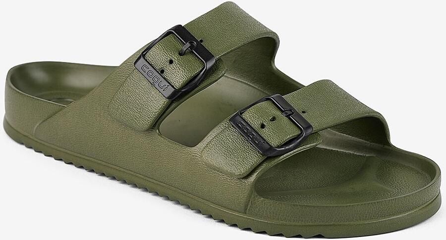Coqui Herenslippers kong legergroen